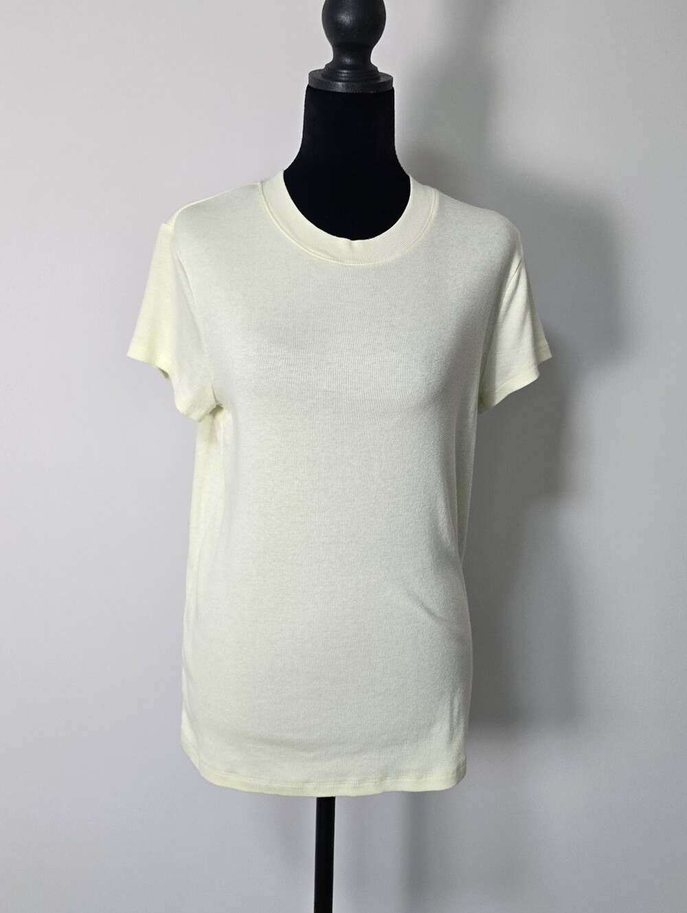 A New Day Pale Yellow Crewneck Short Sleeve Tee